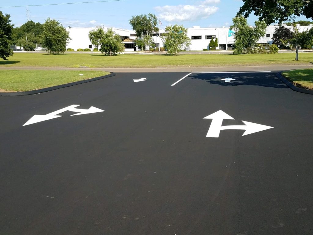 VF Paving, a leading paving company in CT, provides professional striping and curbing services