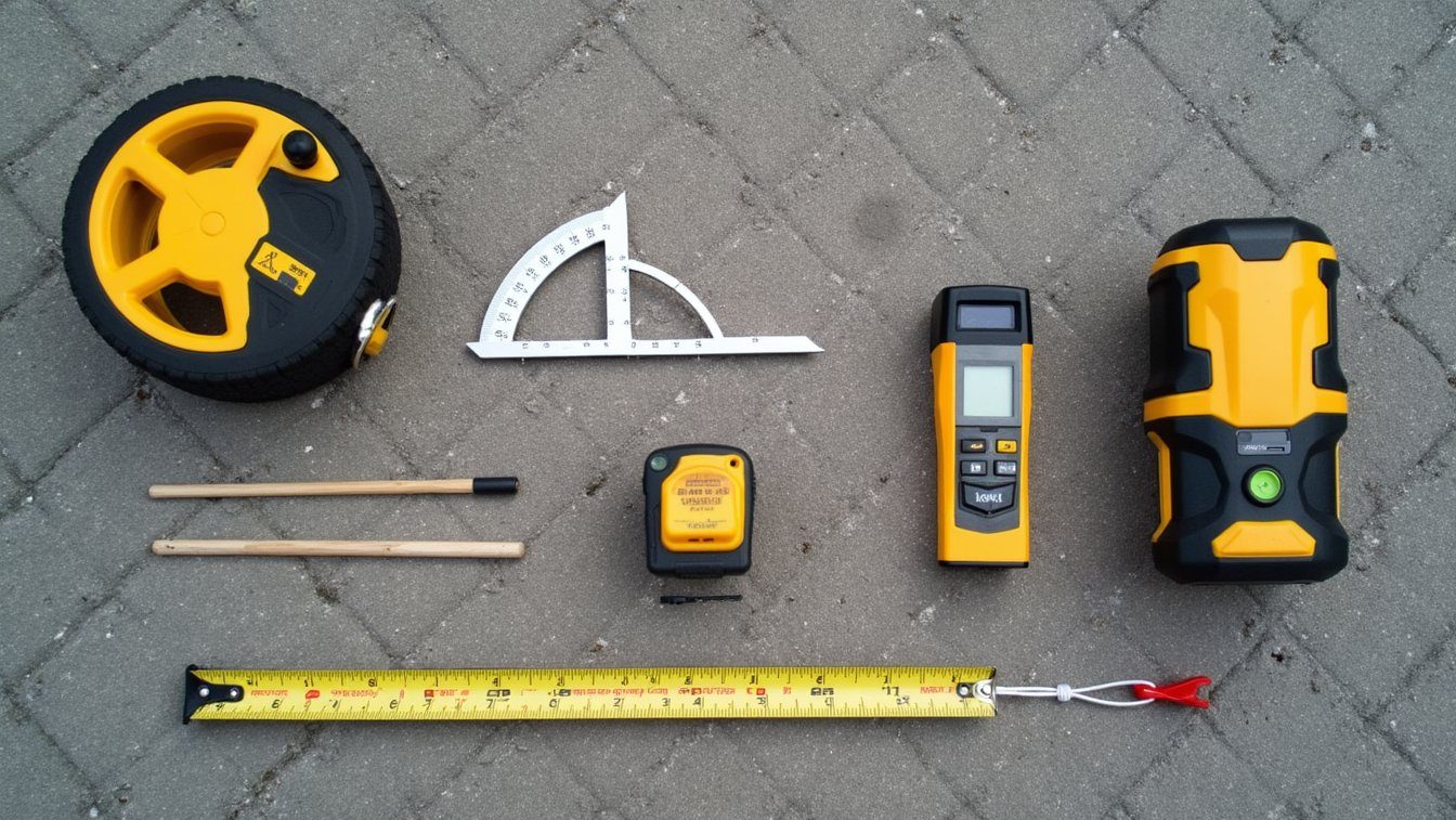 versatile specialized driveway measurement tools