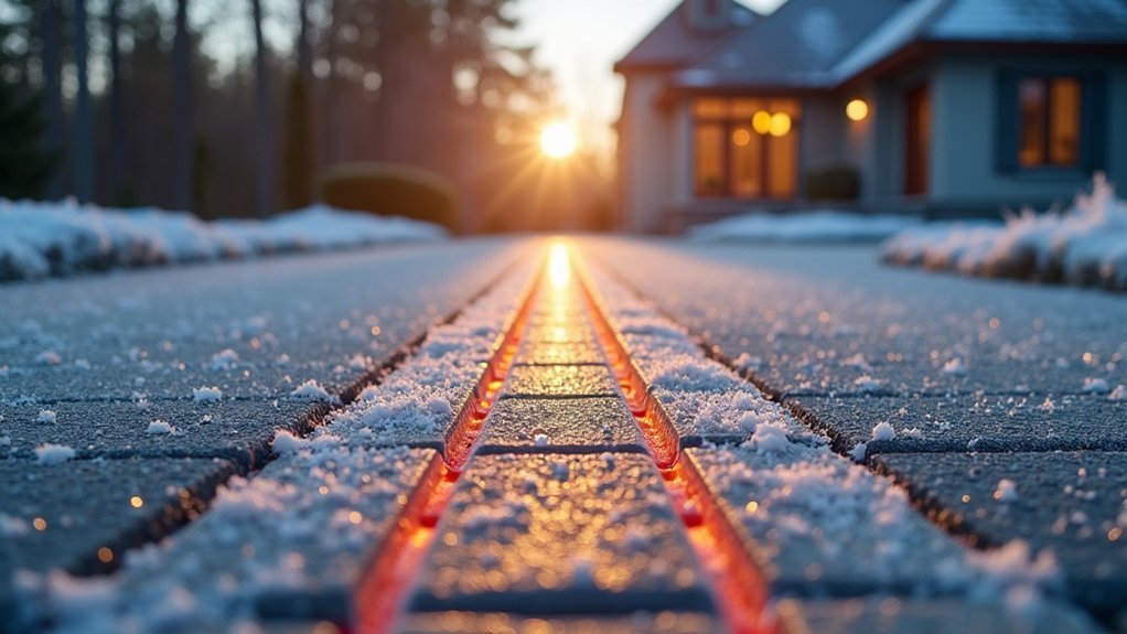 automated year round energy efficient driveway deicing