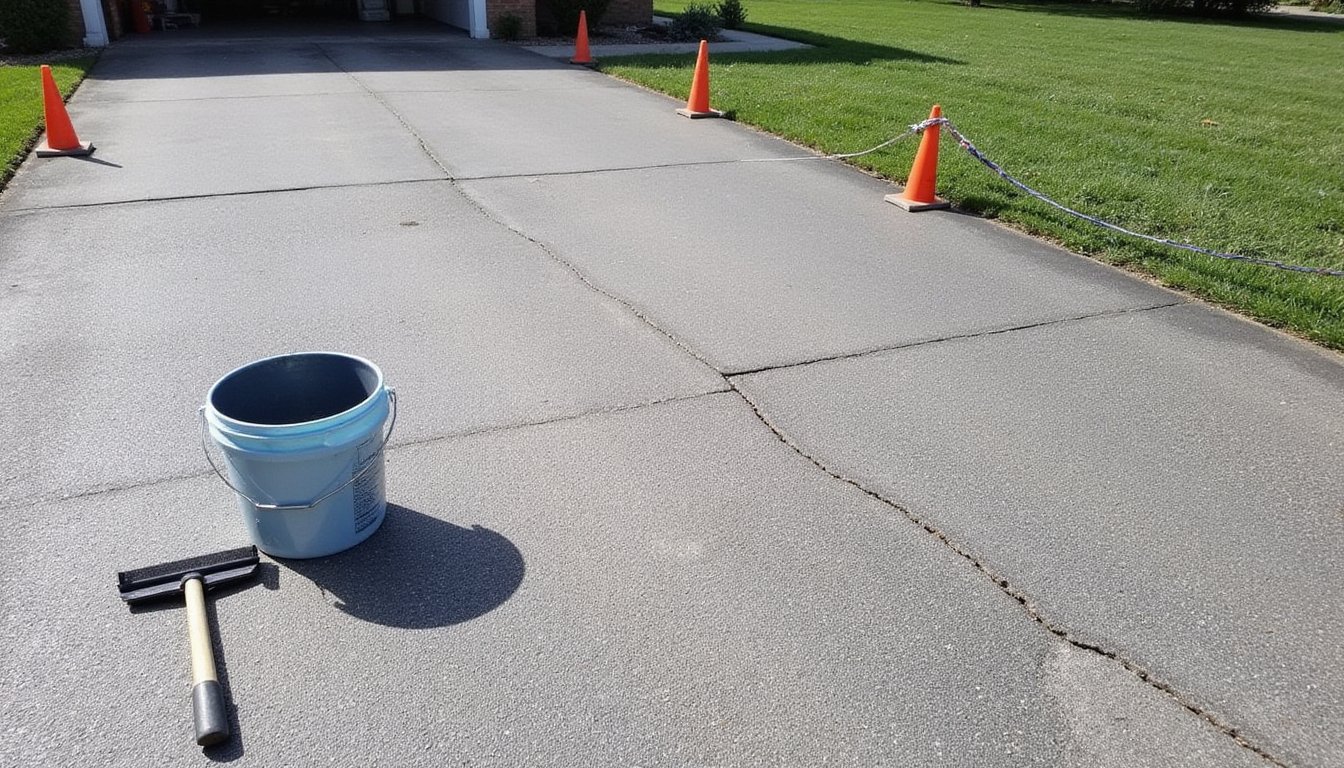 driveway tar protection steps