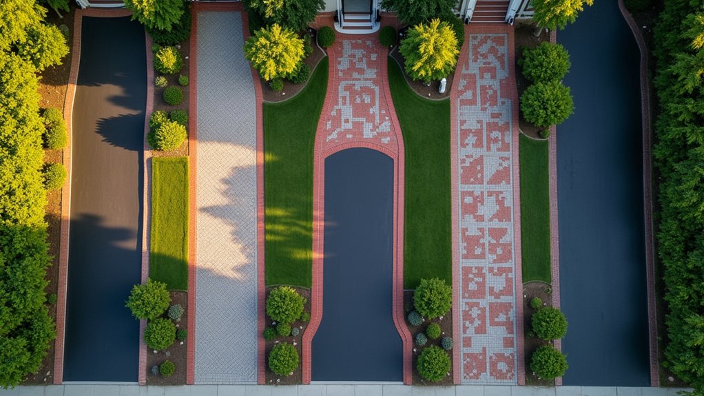 driveway curb appeal transformation design