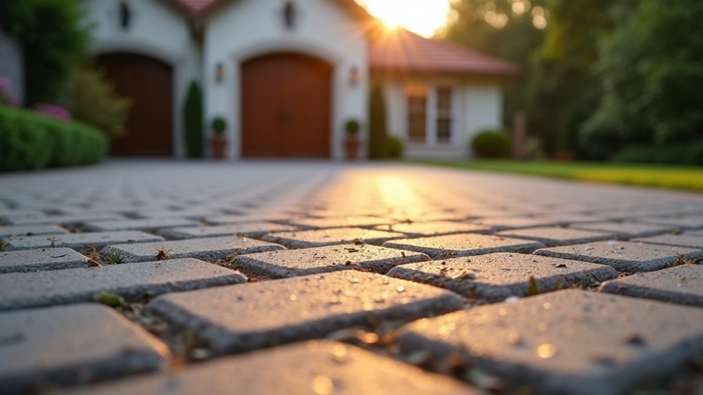 durable low maintenance concrete block pavers