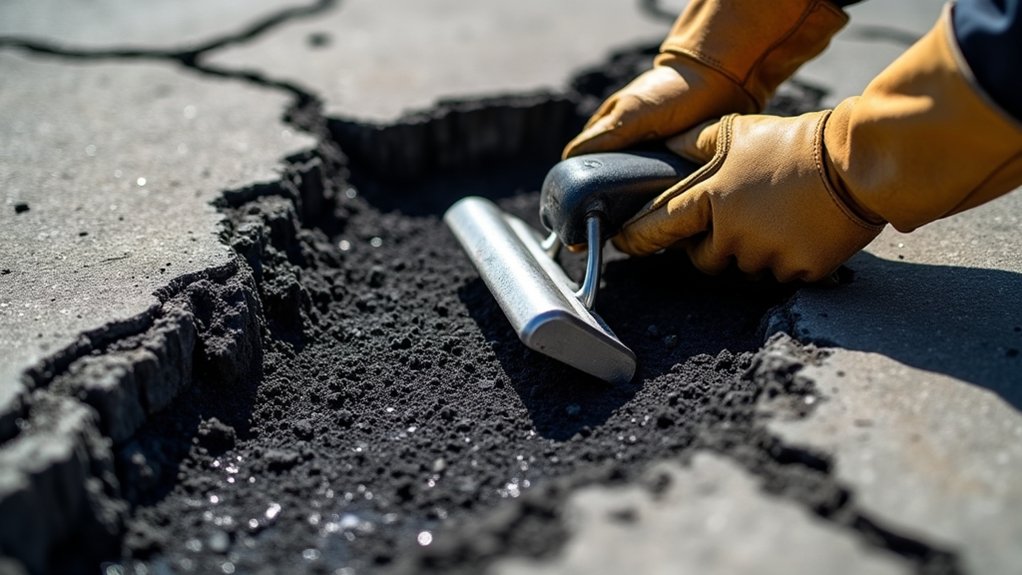 immediate excavate compact waterproof pothole repair