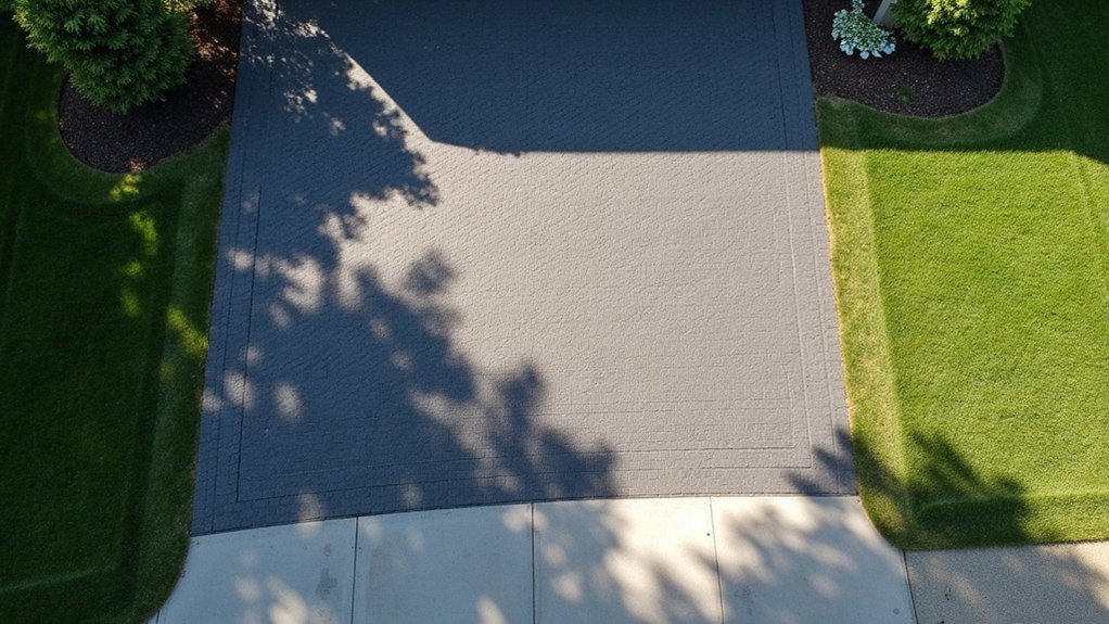 layered textures defining functional areas