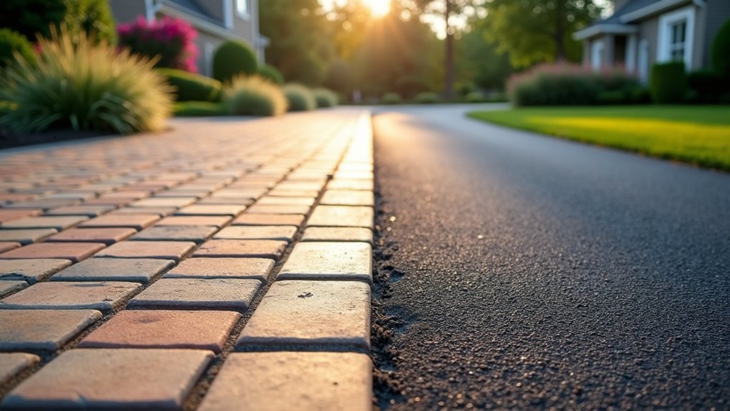 paving stone versus asphalt driveway costs