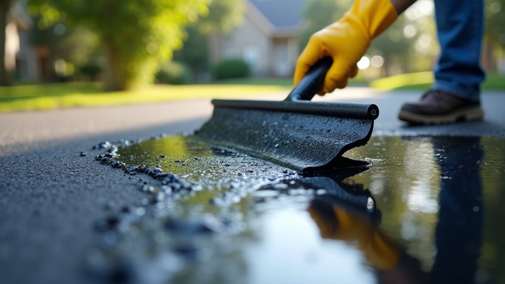 proper mixing even penetration thin coats controlled traffic