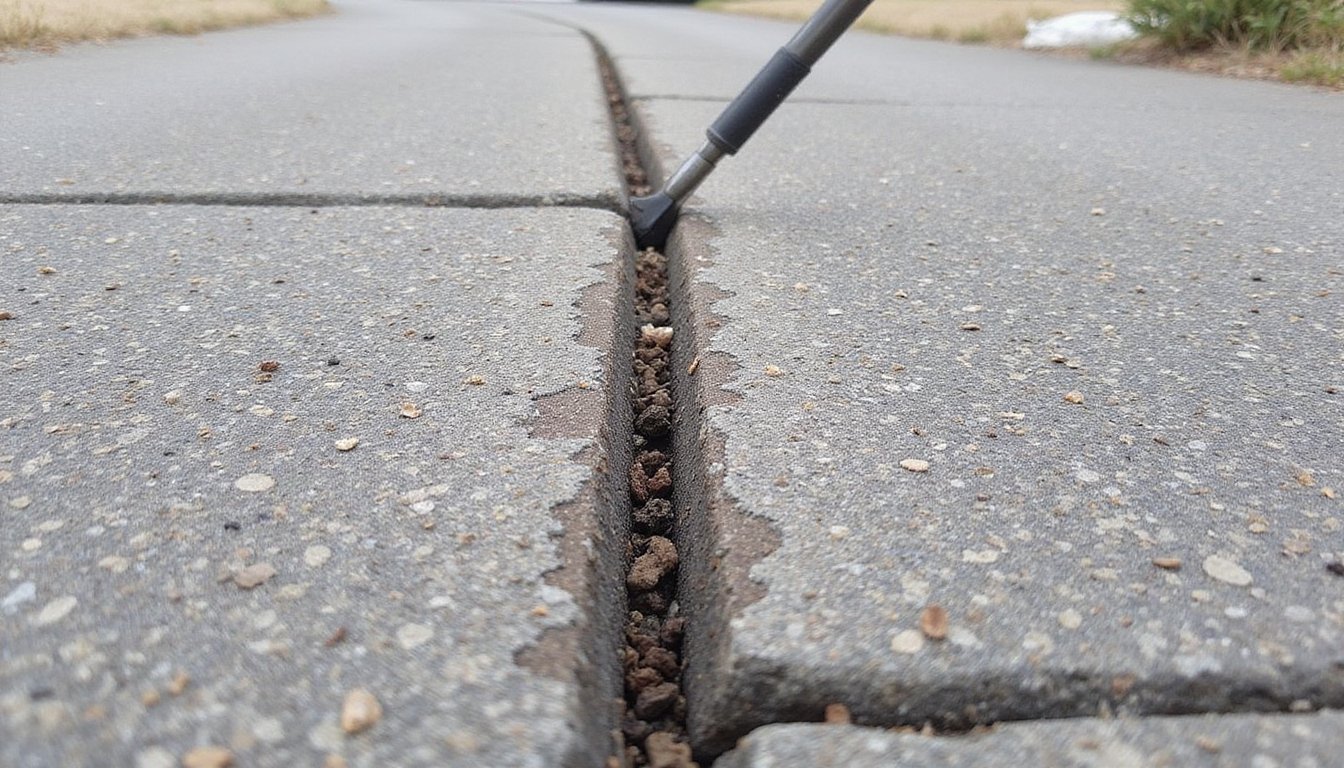 sealing narrow cracks prevents water infiltration