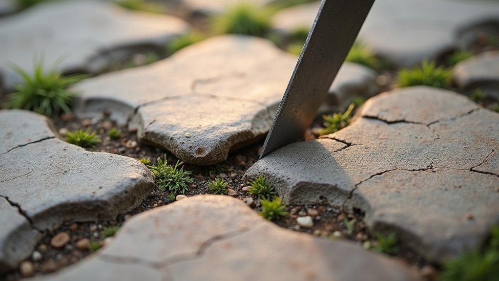 careful systematic paver removal and preparation