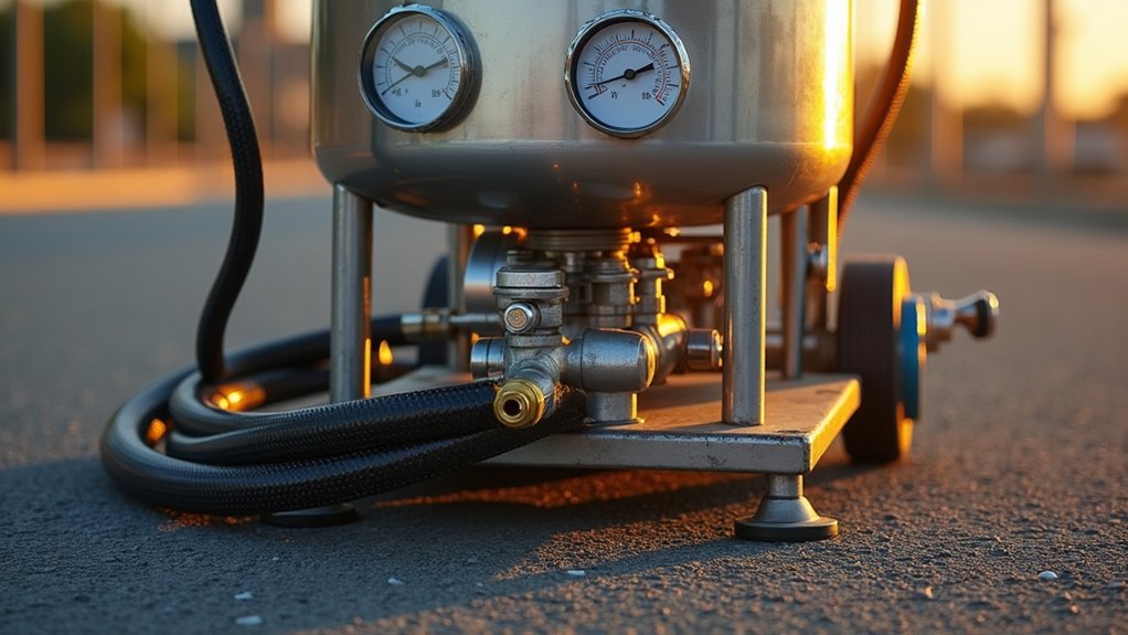 crack filling equipment sealcoating application systems