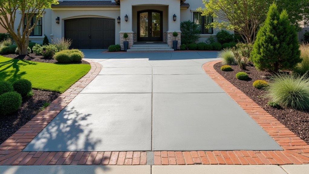 dimensional architectural paver border accents
