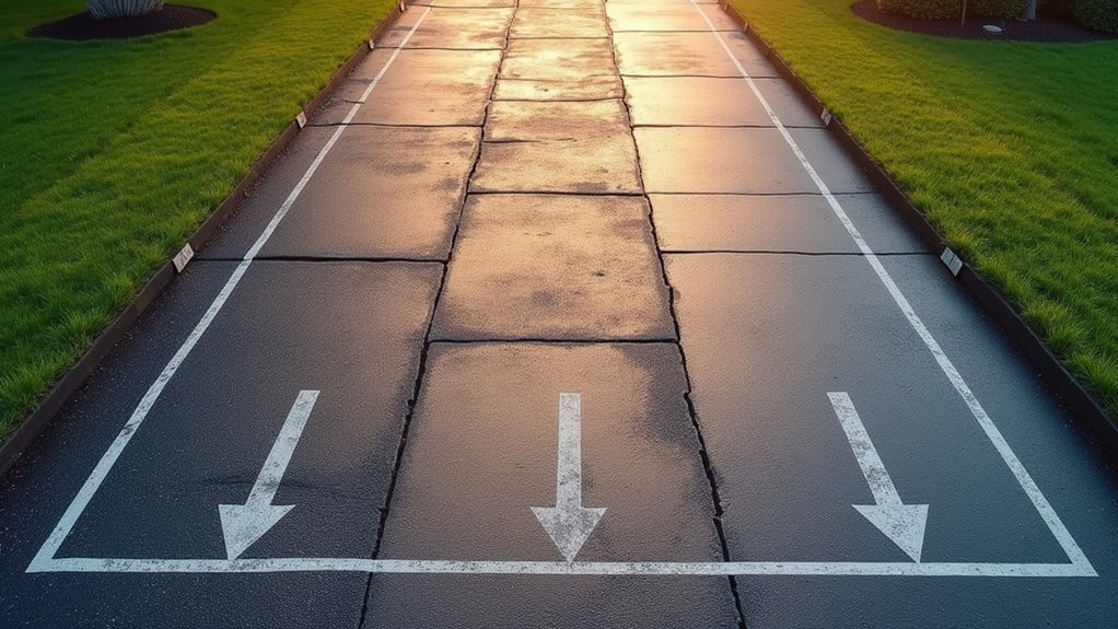 driveway dimensions determine repair investment
