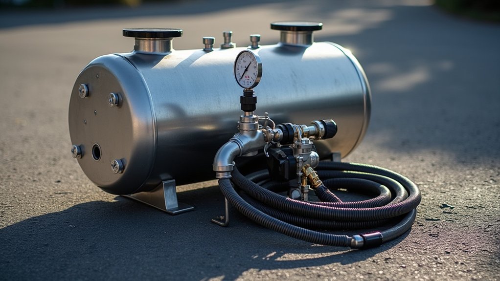 spray system tank pump performance