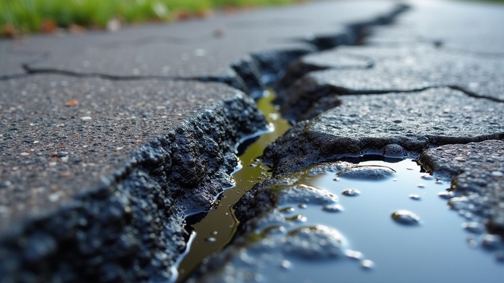 uneven sealant application causes deterioration