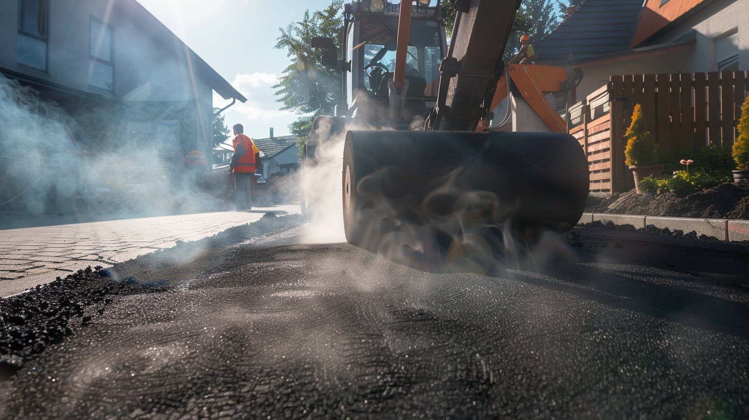 Residential asphalt paving project completed by Asphalt & Concrete Solutions
