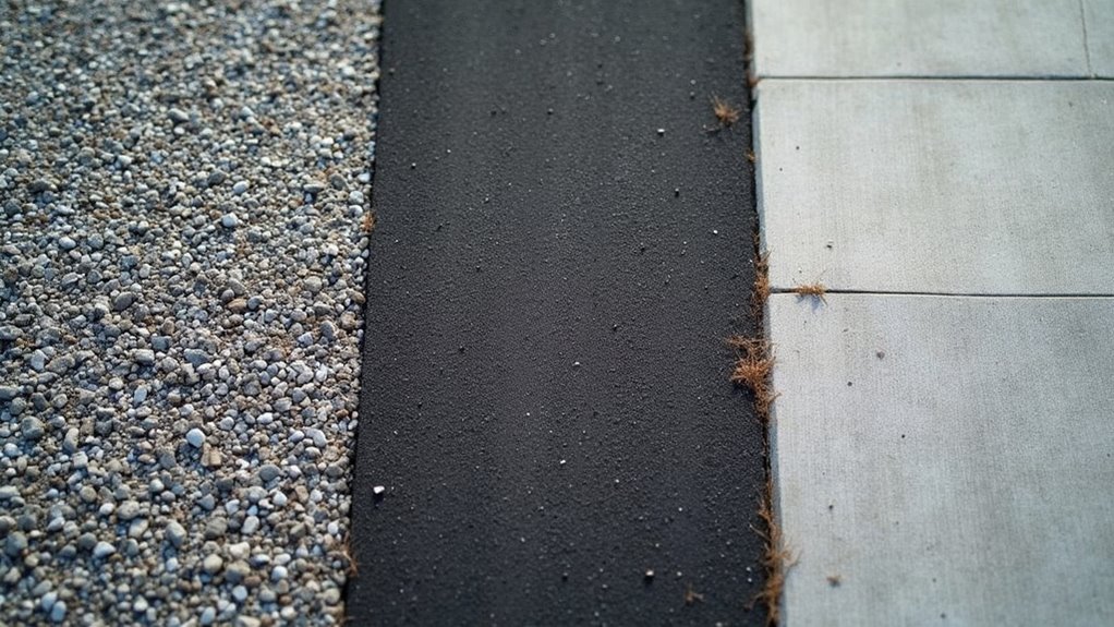 driveway lifespan depends on material