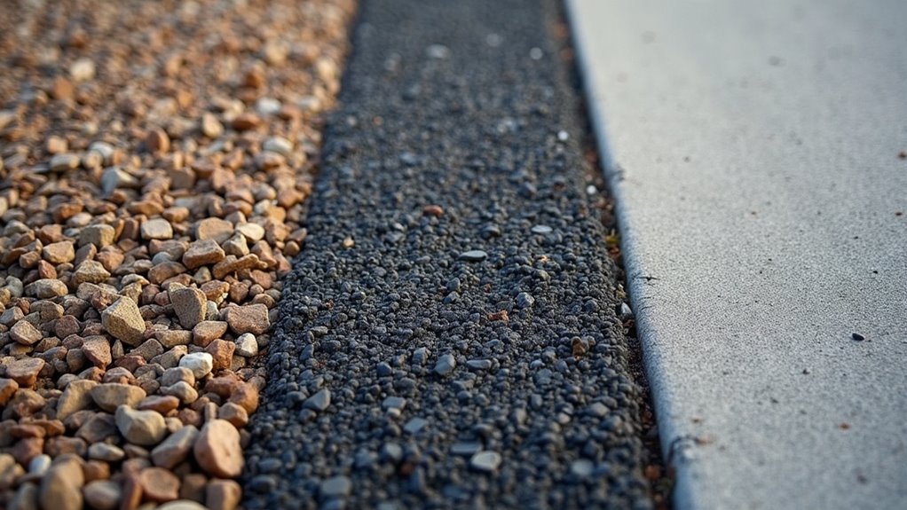 driveway material comparison performance lifespan flexibility