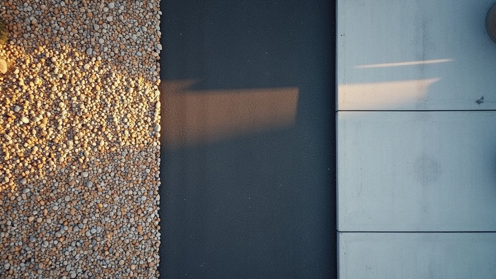 gravel cheaper upfront maintenance ongoing