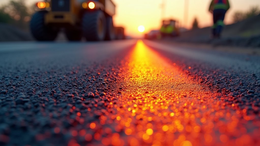 ideal asphalt paving temperature ranges
