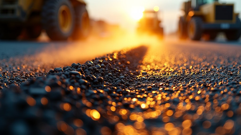 paving material thermal mixing construction application