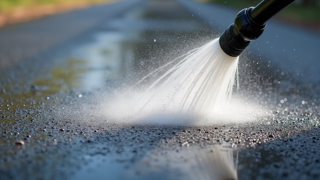 pressure washing deep oil extraction