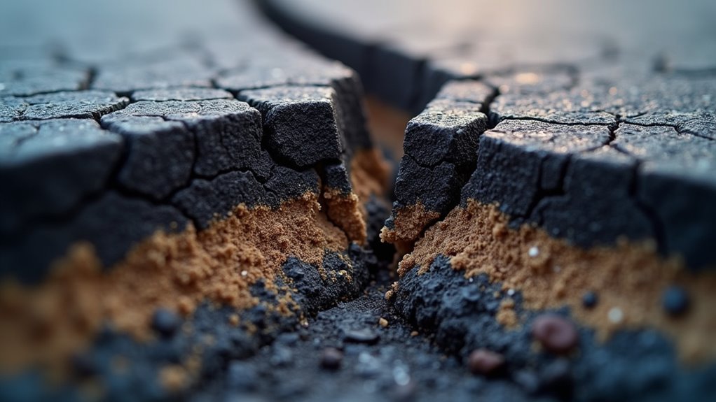 reflecting cracks through asphalt overlays