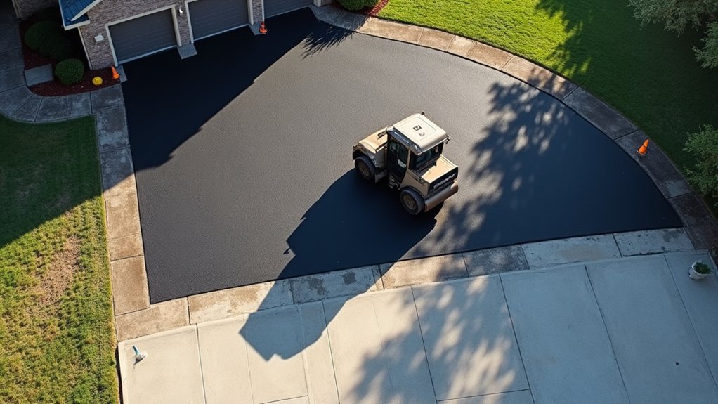 asphalt overlay benefits concrete driveways