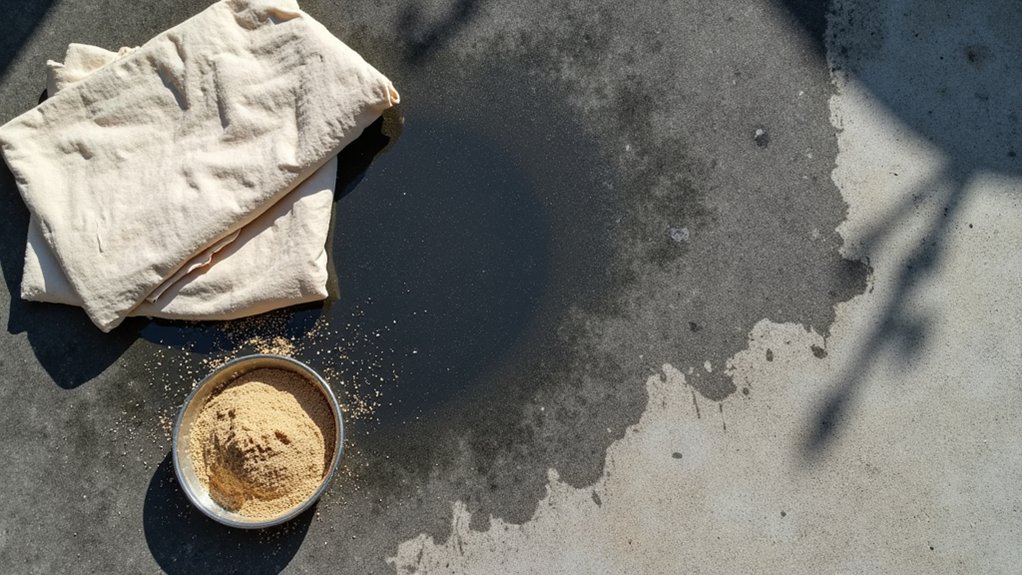 quick oil stain removal