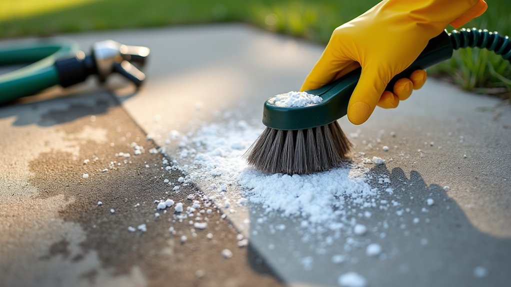 quickly remove oil stains