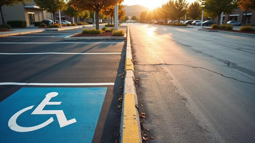 ada upgrades for parking lots