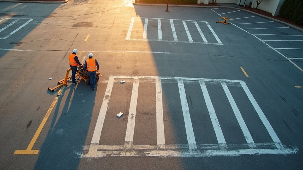 parking lot striping cost factors