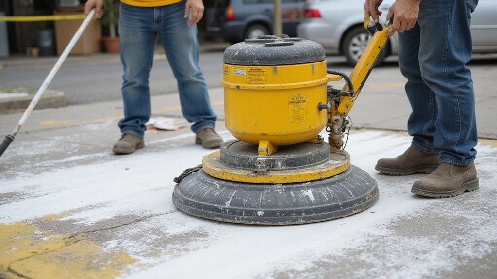 sealcoating and striping together