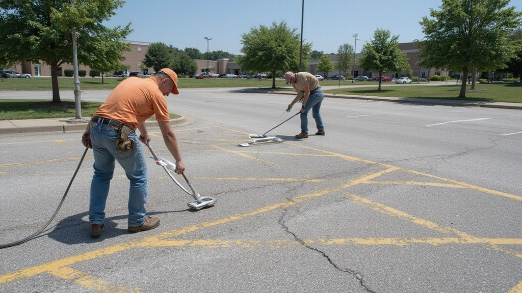 parking lot striping pricing methods