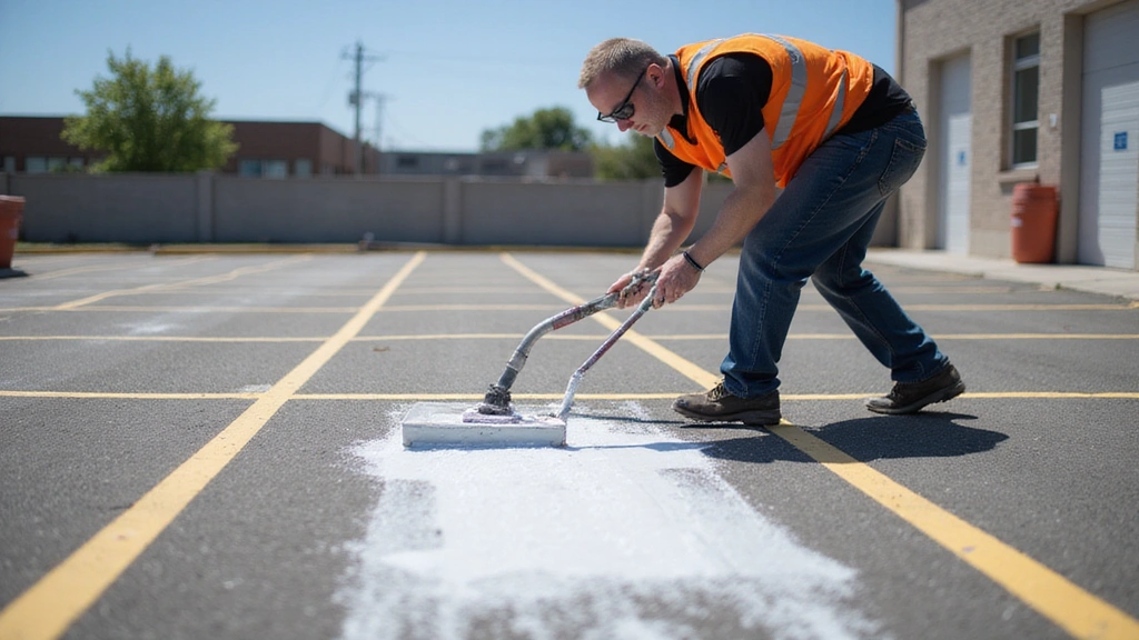 safer durable parking lines