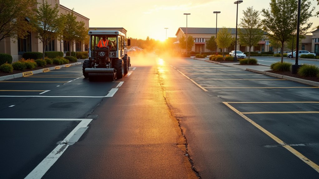 preventive asphalt and drainage