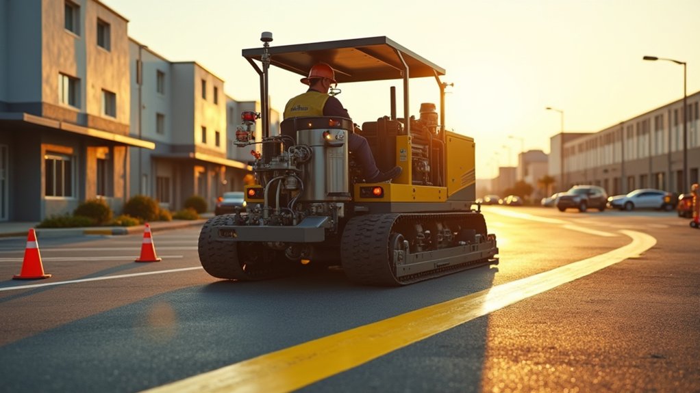 specialized durable line striping gear