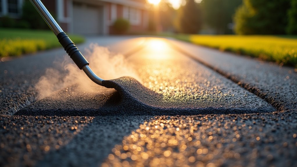 infrared asphalt driveway repair