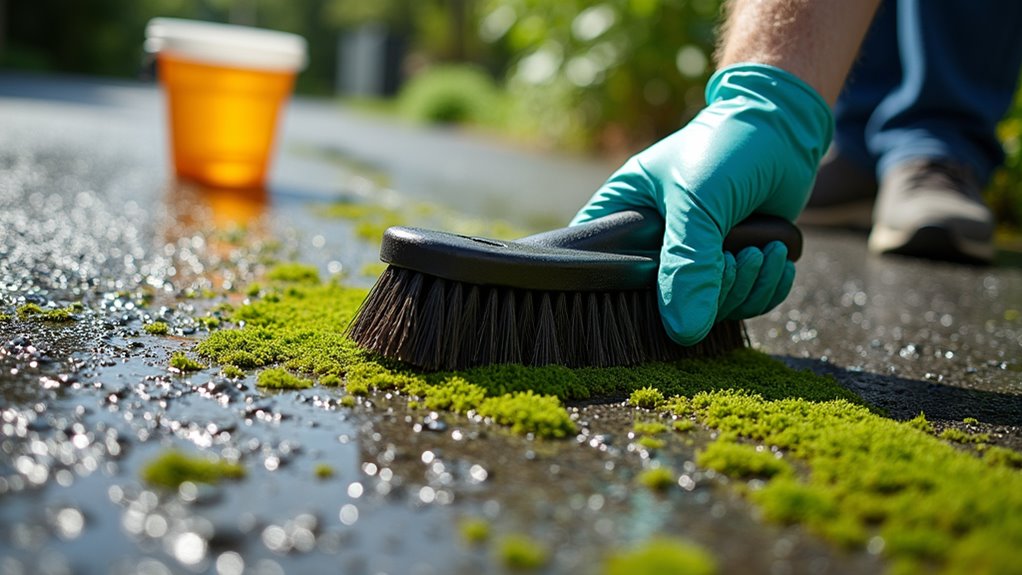 moss and algae removal