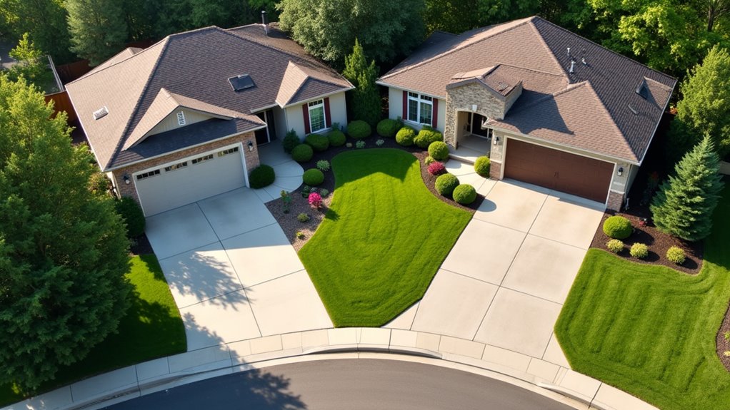 single vs double wide driveways