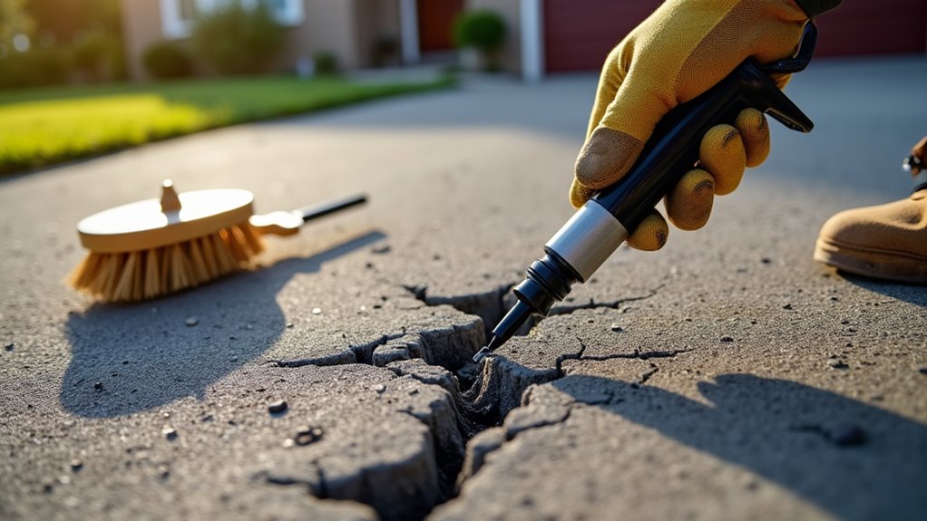 fill and seal asphalt cracks