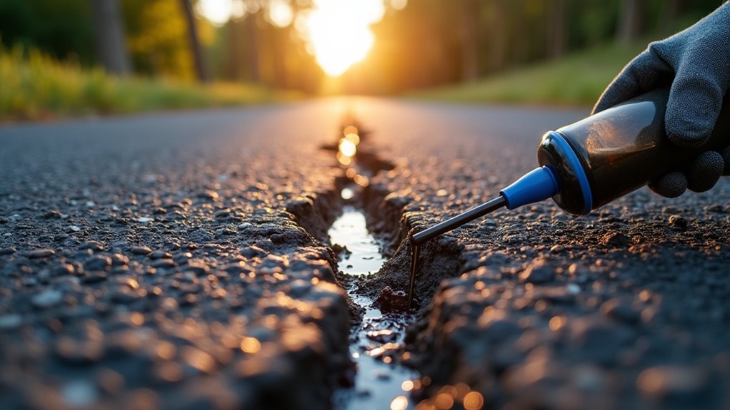 liquid vs rubber asphalt filler