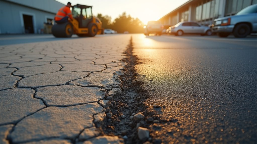 repair or resurface parking lot
