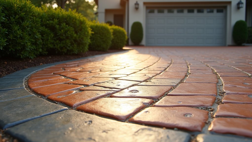 stamped concrete driveway cost estimate