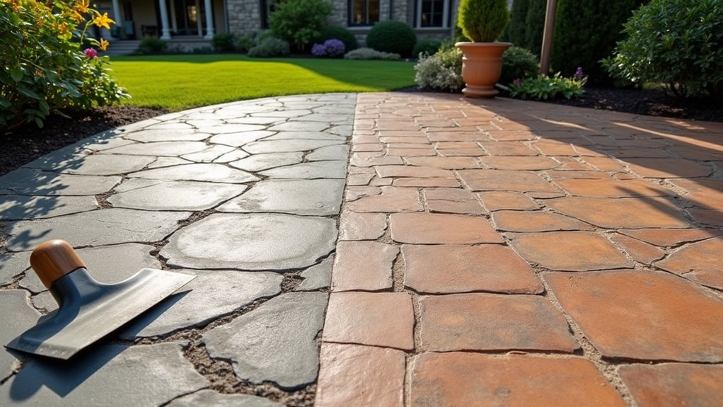 stamped concrete overlay feasibility