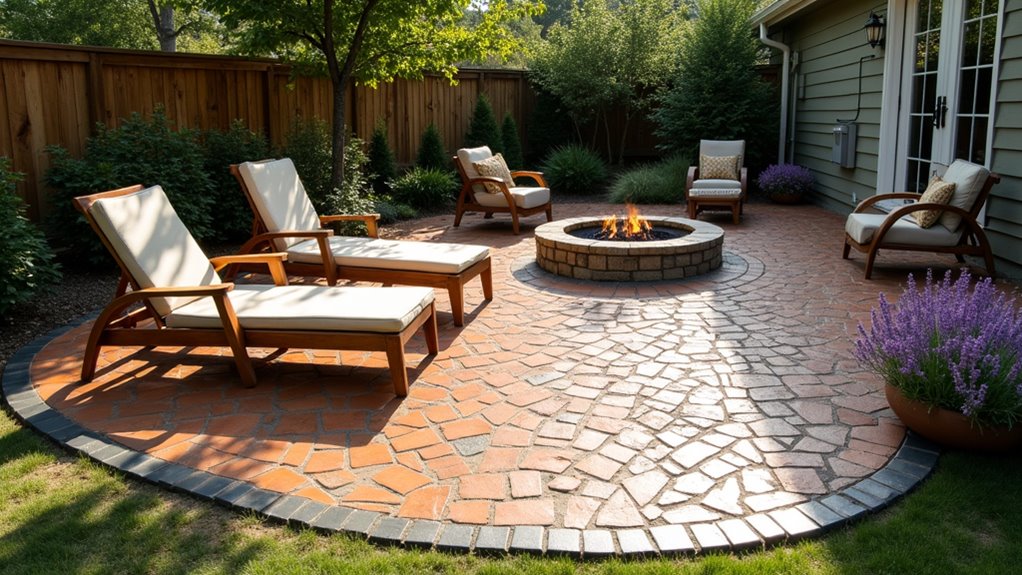 stamped concrete patio finishes